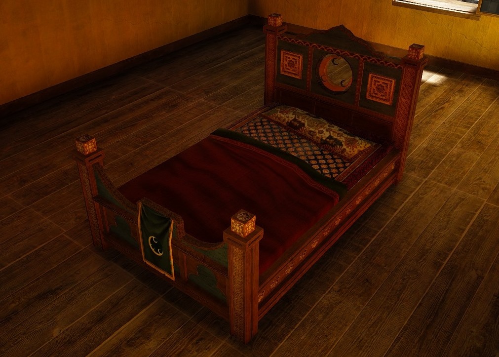 Немного о мебели. Кровати в Black Desert